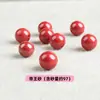 Yige joyería mineral crudo natural cinabrio cuentas sueltas arena roja arena dorada púrpura arena Emperador cuentas redondas diy Joyería Wenwan con cuentas