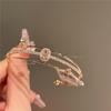 Lindo nicho pulseira rosa claro 2023 estilo suave design sentido menina doce pulseira de três camadas Pulseira Círculo
