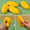 Juguete Blandito para Aliviar el Estrés, Bola de Estrés de Maíz Vegetal, Gadget de Descompresión Irrompible, Simulación Realista de Alimentos, Adecuado para Mayores de 14 Años