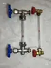 Conjunto completo de indicador de nível de líquido simples para tanques de água, incluindo um medidor de nível de líquido, indicador de nível de óleo em acrílico e escala transparente