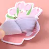 Design Criativo Notas Adesivas Rasgáveis Adesivos de Mensagem Rosa Girly Coração Série de Panificação Notas de Estudo Notas Adesivas Personalizáveis