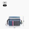 Nova Bolsa Isotérmica Dobrável do Fabricante Transfronteiriço, Bolsa de Gelo de Grande Capacidade, Bolsa de Piquenique para Manutenção da Frescura e do Frio em Tecido Oxford e Folha de Alumínio para Exterior