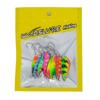 Señuelo de Pesca de Trucha en Forma de Cuchara Curva de Colores 3g Micro Señuelo de Pesca de Tira Blanca Señuelo de Anzuelo Único Minnow
