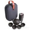 Juego de Té Completo para Viaje con Una Tetera y Cuatro Tazas, Juego Portátil para Exteriores de Arcilla Púrpura, Taza Rápida, Logo, Té Kung Fu para Negocios