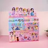 Adesivos Magnéticos de Vestir para Meninas, Conjunto Magnético de Vestir Reutilizável, Adesivos Magnéticos para Brinquedos de Faz de Conta e Presentes para Meninas