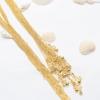 Cadena DIY Hecha a Mano Rellena de Oro de 14K Color Duradero Forma de O Cadena Universal Ajustable Chapada en Cobre Color Duradero Fabricante de Collares Venta al por Mayor