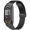 Adequado para capa metálica e pulseira de silicone Xiaomi Mi Band 10, pulseira de silicone com fecho magnético dobrável Xiaomi Mi Band 89nfc