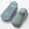 Primavera y verano nuevos calcetines de piso para niños calcetines de bebé antideslizantes calcetines para niños pequeños calcetines de color sólido de doble aguja calcetines de algodón