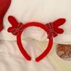 Joyas Haichao Joyas Haichao Accesorios para el cabello de Navidad Pasador de asta Diadema Pasador para disfrazar a los niños Tocado Cabeza de alce