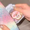 Tecido com glitter para aplique termocolante, tecido com glitter em degradê arco-íris, tecido com glitter para artesanato DIY, tecido com glitter grosso