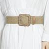 Cinturón Tejido Vintage de Estilo Étnico Vestido de Mujer a la Moda Cinturón Decorativo Combinable Cubre Cintura Ancho Accesorios