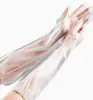 Guantes de cocina desechables para lavar platos, limpiar, lavar ropa y lavar verduras, impermeables, largos, antideslizantes y engrosados