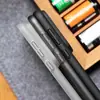 Aplicable para Huawei Pura70Pro Funda Geométrica Ultra Fina Cubierta Protectora Ultra-tacto Mate Patrón de Rejilla Semitransparente