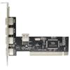Placa de Expansão PCI para USB 2.0 Placa-Mã de Computador de Mesa Placa de Expansão USB 4 Portas Chip Nec Driver-Free