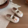 Zapatos de Princesa para Niñas Temperamento Girasol 2026 Primavera/Otoño Nuevos Zapatos de Cuero Suave Estilo Coreano Mocasines para Bebé