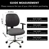 Funda para Silla de Oficina Transfronteriza Juego de Dos Piezas, Universal para Todas las Estaciones, Funda Elástica de Cobertura Total para Respaldo de Silla de Computadora, Funda para Silla Giratoria