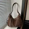 Bolsa feminina de alta qualidade 2026 nova mochila multifuncional de nicho bolsa de ombro para o dia a dia bolsa transversal de grande capacidade