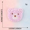 Dibujos animados lindo oso bordado Zhang Zi ropa decoración reparación hecha a mano DIY joyería horquilla accesorios accesorios pegatinas de tela