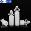 Tipo fivela coluna hexagonal de nylon M4 tipo push-in coluna espaçadora para placa de PC coluna de isolamento de plástico cabeça de aeronave almofada de estrutura de suporte coluna alta