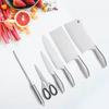 Juego de Cuchillos Minimalista Moderno con Funda, Cuchillo Huesero de Cocina de Acero Inoxidable, Juego de Seis Piezas de Cuchillos de Cocina, Juego de Cuchillos de Regalo para Cocina, Yangjiang