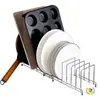 Escorredor de pratos escorredor de louça prateleira de armazenamento de pratos prateleira de armário suporte de bandeja cozinha aço inoxidável escorredor de bancada