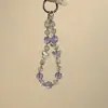 Atmosfera de Outono e Inverno Árvore de Natal de Cristal Corrente para Celular Nicho de Alta Qualidade Colorido Doce e Requintado Chaveiro Pingente de Bolsa
