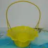 Cesta de Flores de Plástico de Tamaño Mediano para Llevar en la Mano, Cesta para Arreglos Florales de Floristería en Wenzhou, Cesta Pequeña para Flores para el Festival Qingming, para Arreglar Flores Frescas, 1 Pieza