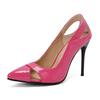 Zapatos de Mujer Talla Grande Puntiagudos Huecos Zapatos de Tacón Alto Sexys talla grande Comercio Exterior T2610