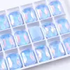 Moca Proteína Diamante Mahjong Cristal Octogonal Vidro DIY Roupas Renda Vestido de Casamento Acessórios Indústria Pesada Acessórios de Diamante