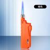 Encendedor de moda para exteriores, encendedor retráctil con varilla de tracción, para acampar, con ventana, inflable y a prueba de viento.