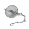 Bola de chá de aço inoxidável 304 coador para fazer chá tela de filtro para chá tela de filtro para escorrer chá bola de filtro de borra para panela quente marinado