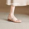 ¡Versión de charol! Exquisitos Zapatos de Mujer Estilo Francés Modelo Nuevo 2026 Piel Suave Delicado Lazo de Hada Zapatos Mary Jane para Mujer