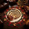 Amazon Nuevo Navidad 3D Visual Felpudo Sala de Estar Sofá Decoración Atmósfera Festiva Alfombra Dropshipping