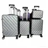 Conjunto de malas com rodas multidirecionais, alça retrátil, grande capacidade e cadeado de senha para malas de viagem e bagagens de mão.