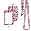 Porta Credencial Estampado de Leopardo Transfronterizo, Insignia de Empleado Estilo Ins, Credencial de Trabajo con Correa, Clip Trasero de Metal, Porta Credencial Retráctil