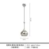 Estilo Europeo Lujo Ligero Metal Gotas de Agua Plata Portavelas Modelo Habitación Decoración Hogar Sala de Estar Escritorio Comedor Artesanía Decoración