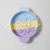 Tapete para Alimentação Lenta de Pet Sorvete Gato Comida Prato de Lamber Tapete Licker de Alimentação Lenta Cão Pequeno Tapete Licker Gato Silicone Cão Tapete