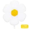 Balões Brancos de Margarida Estilo Ins, Decorações de Aniversário de Flores Frangipani e Crisântemo Estilo Coreano, Balões de Girassol com Rosto Sorridente