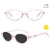Gafas Retro con Montura Ovalada Estilo Nerd Anti Luz Azul para Mujer, Lentes Inteligentes Fotocromáticas, Gafas Lisas de Moda para un Look Natural