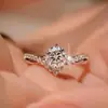 Anel de Coroa para Amor Feminino 2023 Novo Nicho Atacado Joias Simples Alto Padrão Anel Aberto