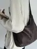 Bolsa de Hombro Estilo Coreano Estilo Perezoso Retro Estilo Universitario Versátil Gran Capacidad para Viajar Cruzada Bolso Casual Simple para Mujer