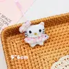 Coreano Dulce y Lindo Lazo Kt Gato Tela Femenino Corazón Accesorios Niña Pequeña Dibujos Animados Versátil Accesorios para el Cabello