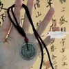 Fantasma de la Montaña gastando dinero nuevo colgante de collar chino hombres y mujeres colgante latón antiguo engrosado bronce gastando dinero hebilla de seguridad bendición