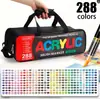 Marcadores Acrílicos Líquidos Directos, Plumas de Graffiti de Colores Apilables, Amplia Gama de Colores, Arte Estudiantil, Plumas de Dibujo con Punta Suave para Manualidades Infantiles