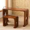 Mesa de cítara antigua de madera de paulownia quemada mesa de resonancia para cítara taburete para mesa de cítara de madera maciza mesa de cítara para estudios chinos mesa de caligrafía mesa de cítara