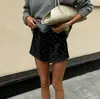 Shorts Satinados de Lunares Blancos Franceses Primavera/Verano 2026 para Mujer Sueltos de Cintura Alta Casual Versátil Pierna Ancha Línea A Pantalones Cortos