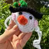 Amazon Transfronterizo Tejido a Crochet Calentador de Nariz de Invierno Cubierta de Nariz Navideña Cómodo Patrón Navideño Protección para Actividades al Aire Libre