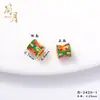 Acessórios para Pulseira DIY Banhados a Ouro Antigo que Preservam a Cor, Contas que Aumentam a Sorte, Joias de Pulseira Feitas à Mão, Acessórios de Joia Estilo Vintage