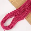 Cordón Elástico de Látex de Colores de 0.8 mm a 2.0 mm Color Café para Manualidades, Cordón Elástico para Pulseras con Núcleo, Hilo para Etiquetas, Banda Elástica Redonda