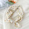 55 Algodón y Lino Pañuelo para la Cabeza Estilo Japonés Verano y Otoño Combinación Universal Floral Pañuelo Cuadrado Pañuelo Pequeño Pañuelo de Seda Delgado Fresco Decorativo para Mujer